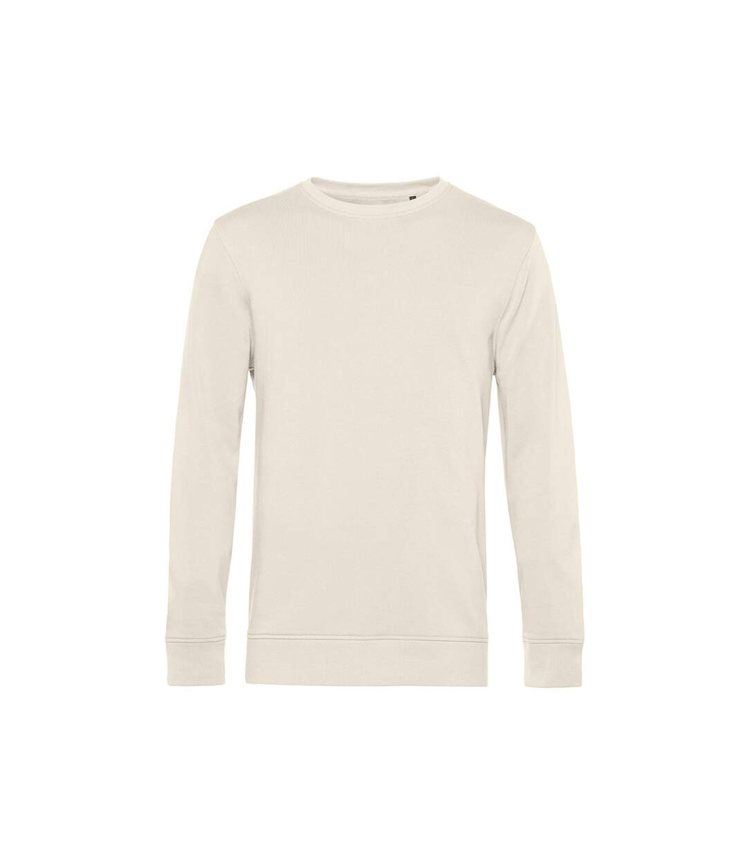 Sweat organic homme blanc cassé B&C-1