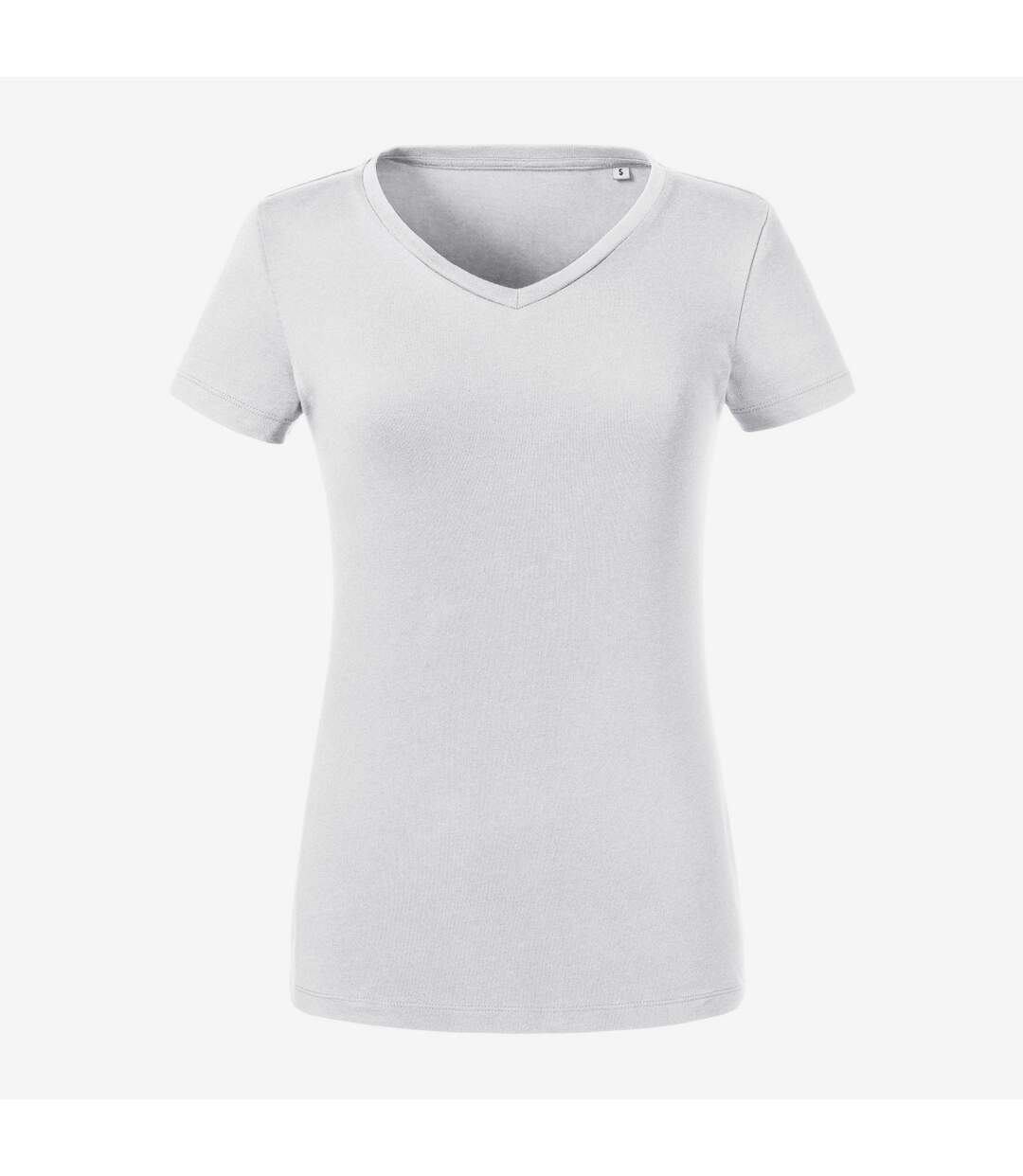 T-shirt femme blanc Russell