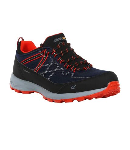 Regatta Mens Samaris Lite II Low Walking Boots (Moonlight Denim/Orange) - UTRG9420