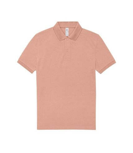 Mens my polo shirt roasted coffee B&C