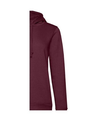 Sweat À Capuche Inspire Femme Bordeaux B&C