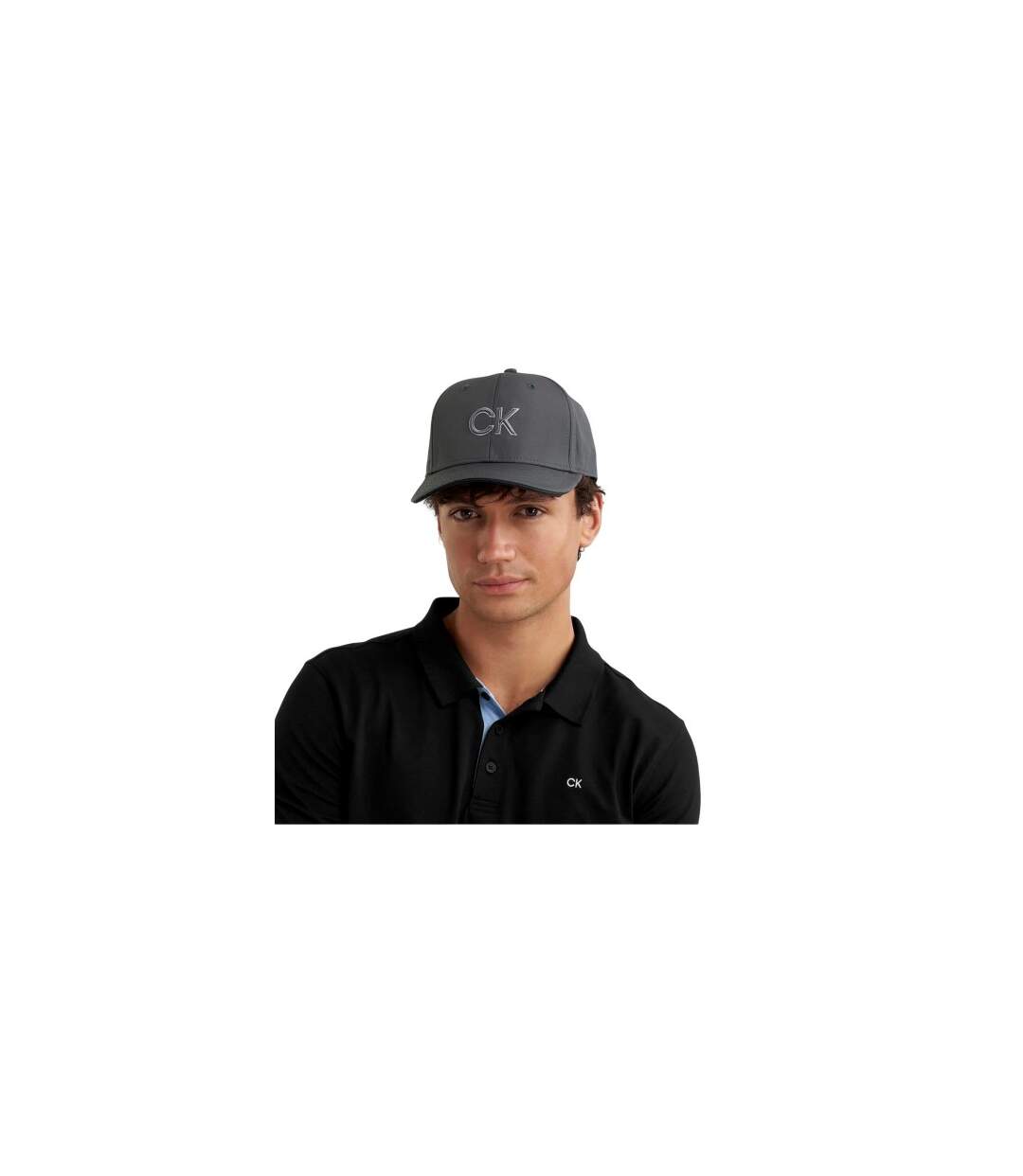 Casquette De Baseball Golf Homme Anthracite Calvin Klein-1