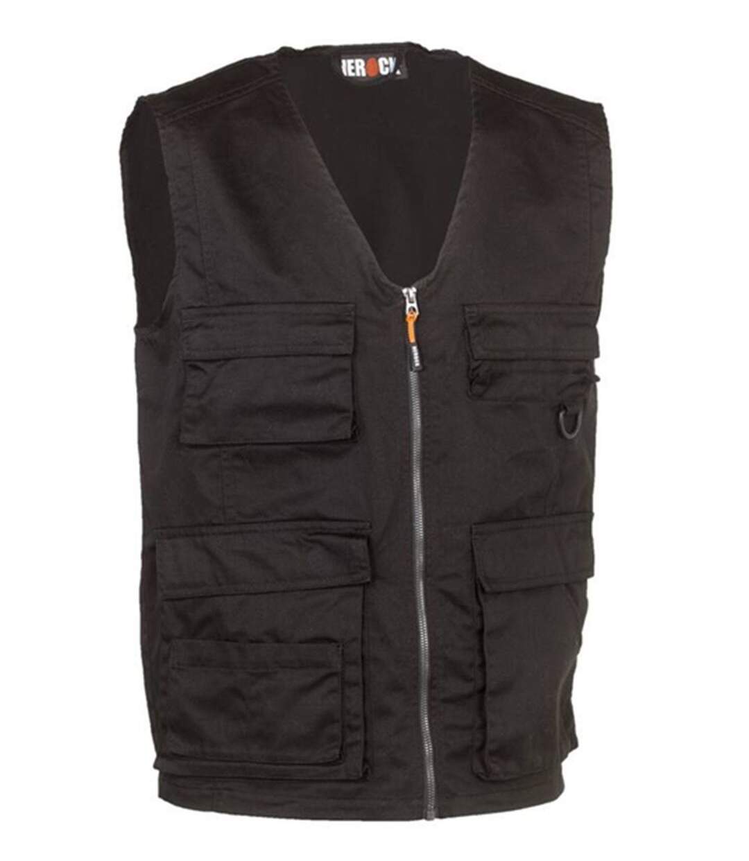 Gilet de travail multipoches - Homme - HK205 - noir-1