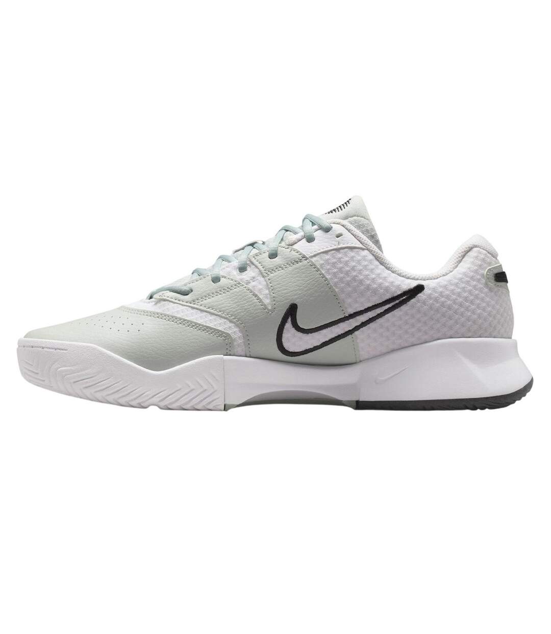 Chaussures De Tennis Court Lite Homme Blanc Argenté Nike-3
