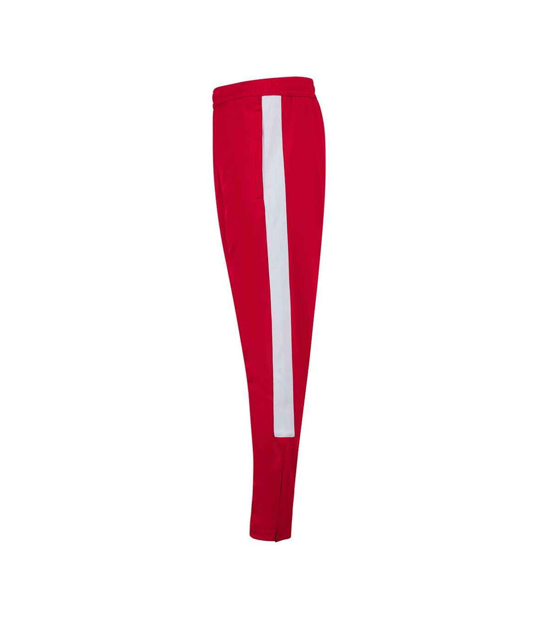 Mens knitted tracksuit pants red/white Finden & Hales-3