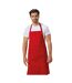 Organic fairtrade certified recycled full apron one size red Premier-2