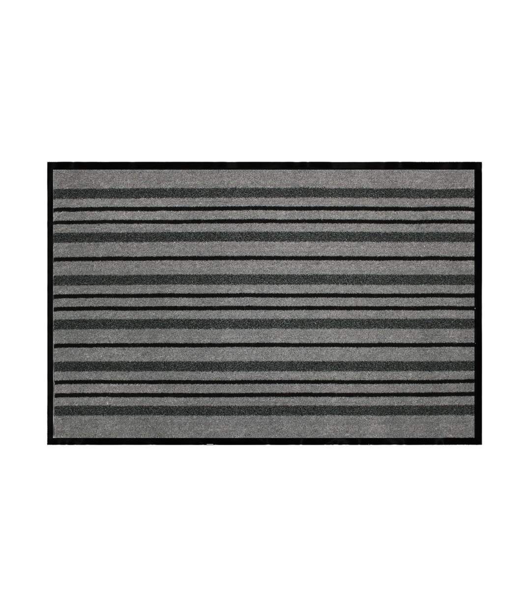Tapis d'Entrée Anti-Poussière Piano 80x120cm Gris-1