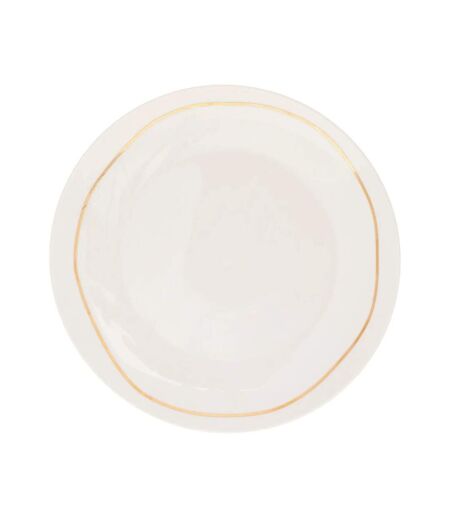 Lot de 6 Assiettes Plates Selena 26cm Blanc