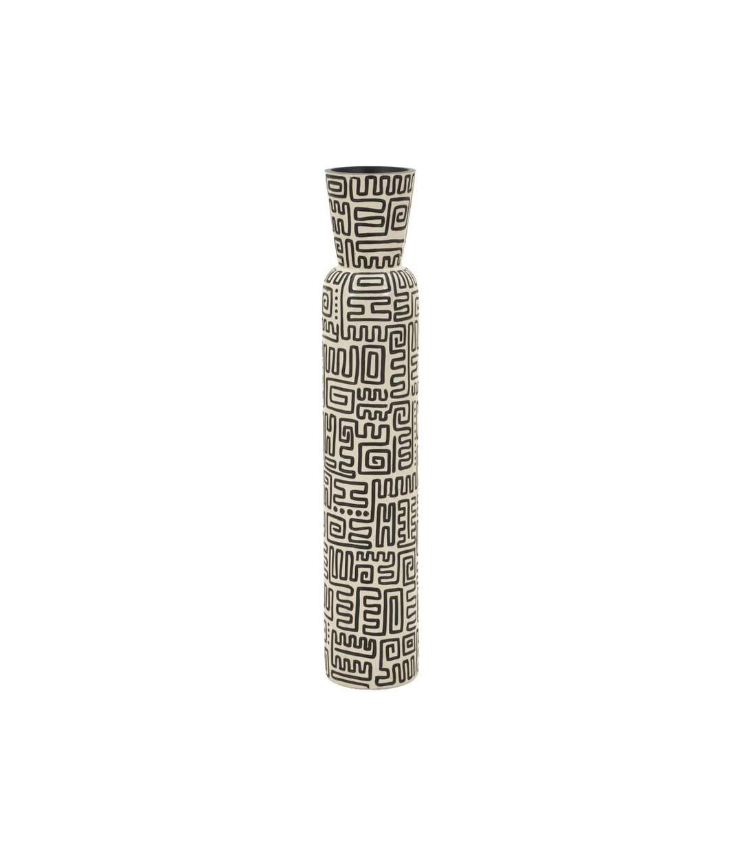 Vase Design Nairobi 86cm Blanc & Noir-1