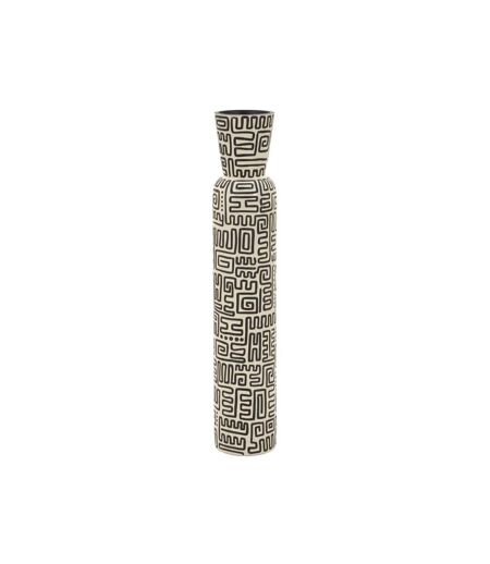 Vase Design Nairobi 86cm Blanc & Noir