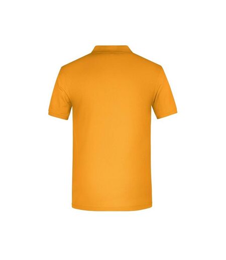 Polo Bio Workwear Homme Jaune Or James And Nicholson