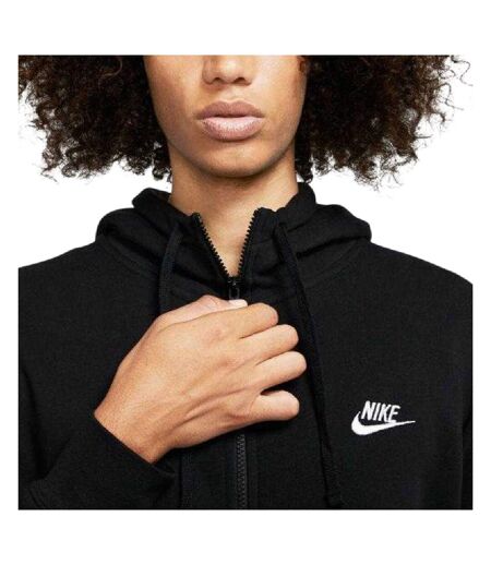 Mens Nsw Club Full Zip Hoodie Black Nike