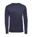 T-shirt À Manches Longues Homme Bleu Marine Tee Jays-2