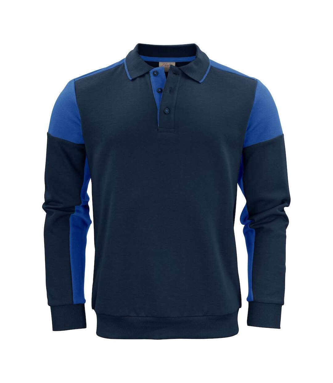Printer Unisex Adult Prime Two Tone Polo Sweatshirt (Navy/Cobalt Blue)