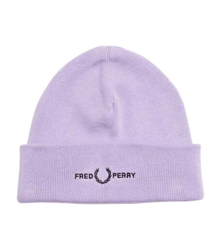 Bonnet Motif Graphique Adulte Lilas Fred Perry