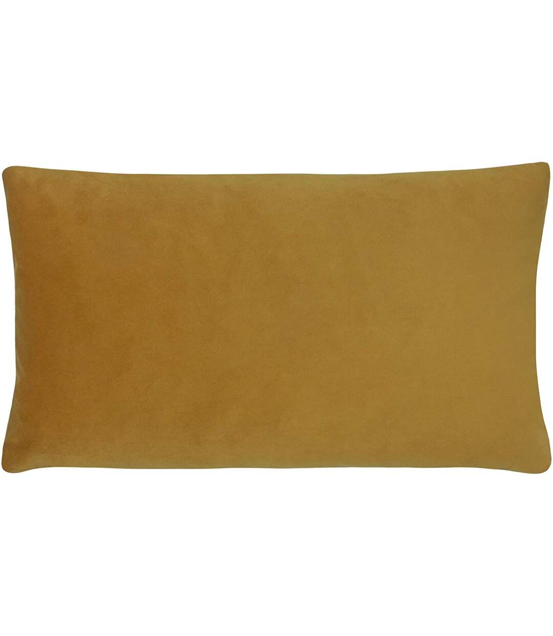 Sunningdale velvet rectangular cushion cover 30cm x 50cm saffron Evans Lichfield-1