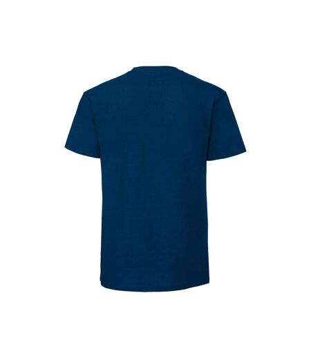 Mens Iconic Premium Ringspun Cotton T-shirt Mountain Blue Fruit Of The Loom