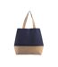 Sac de courses taille unique bleu foncé / beige pâle Kimood