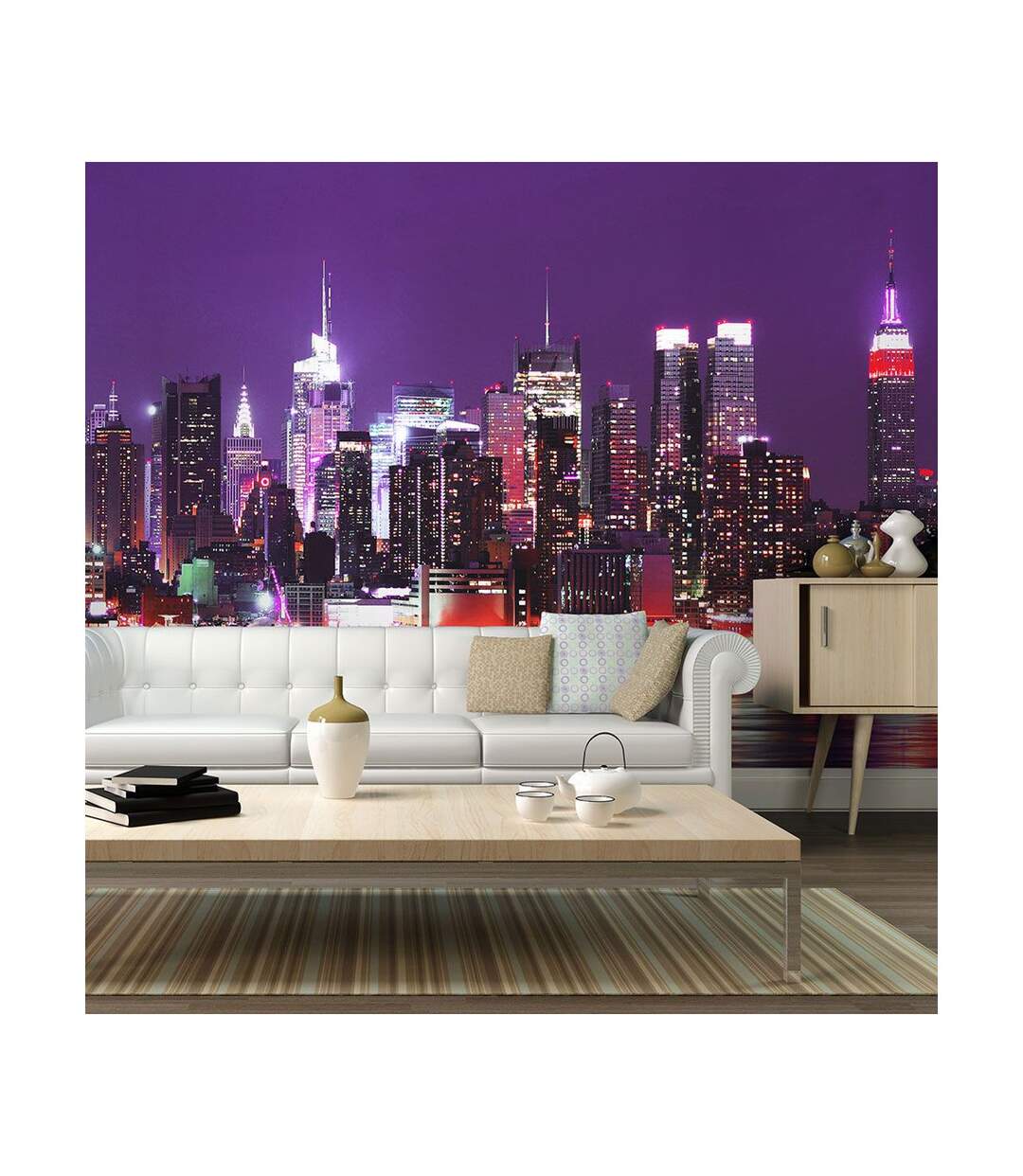 Papier Peint Arc en Lumières : New York 270x450cm-1