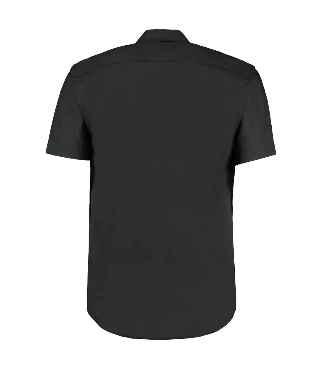 Chemise Manches Courtes Commerce Homme Noir Kustom Kit-2