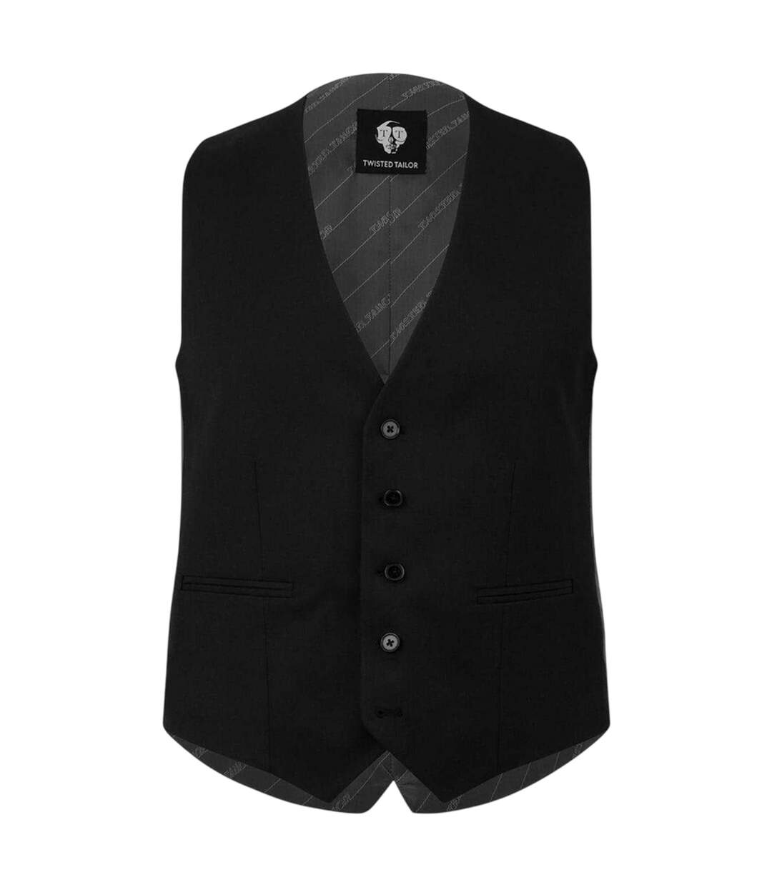 Gilet Homme Noir Twisted Tailor-2