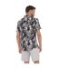 Chemise Motif/style Imprimé Feuille Homme Noir Threadbare-3