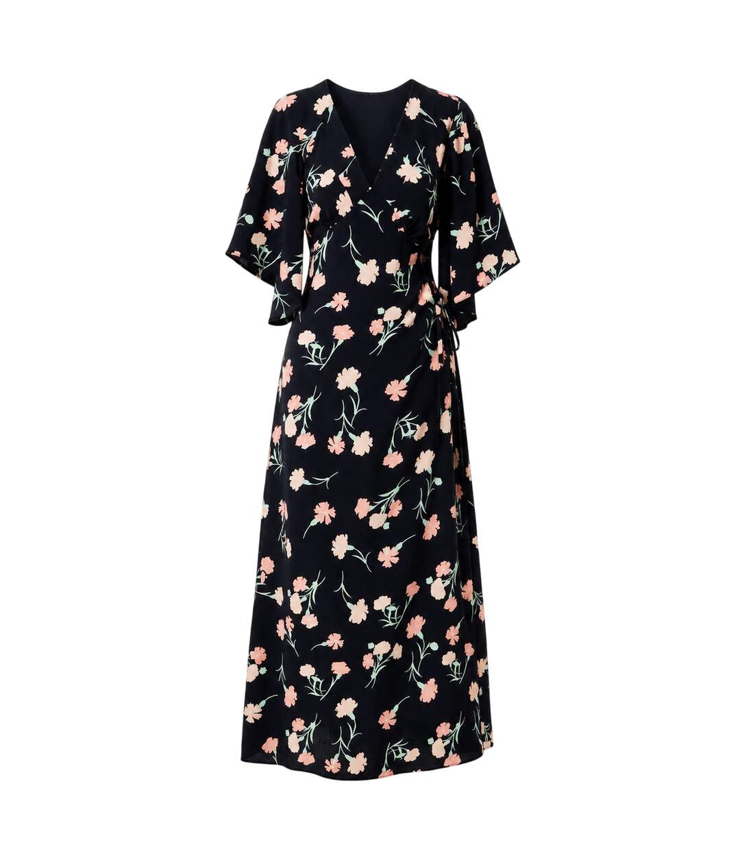 Womens/ladies Archive Midi Dress Multicoloured Biba-2