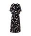 Womens/ladies Archive Midi Dress Multicoloured Biba-2