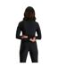 Womens/ladies Zipped Long-sleeved Rash Guard Black Speedo-3