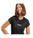 T-shirt Motif/style Linéaire Essentials Femme Noir Adidas-4