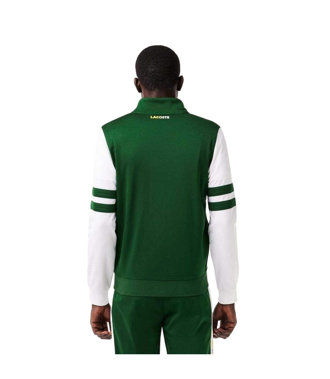 Sweat Tennis Homme Vert Blanc Lacoste-3