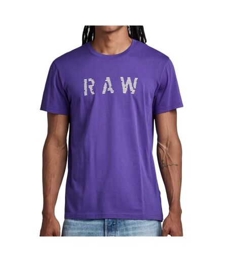T-shirt violet homme g-star raw d22776