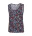 Womens/ladies orchid patterned tank top multicoloured Mountain Warehouse