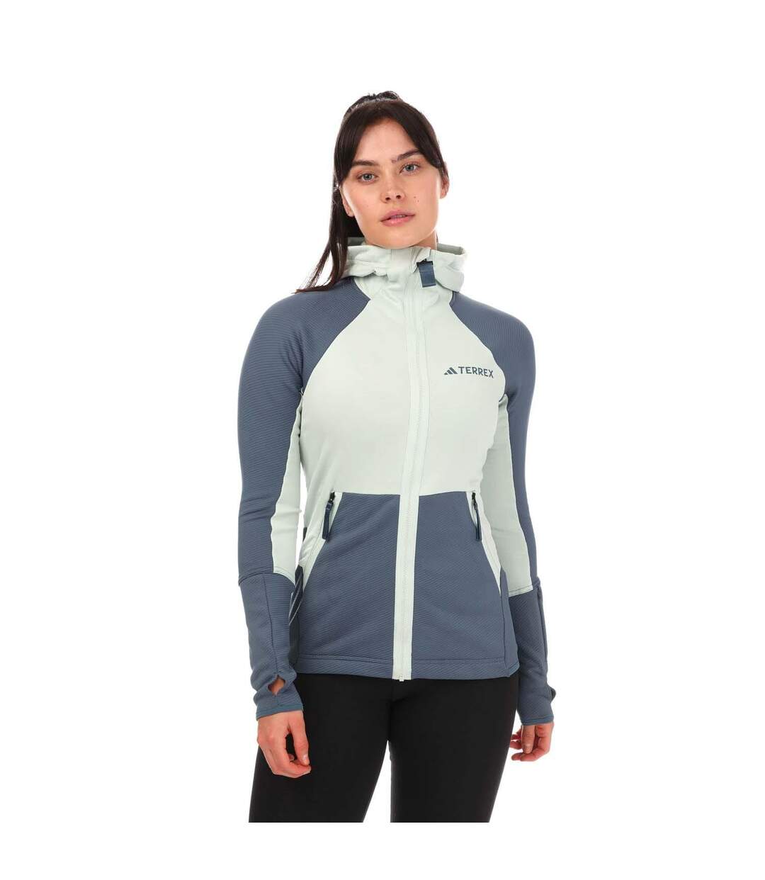 Sweat à capuche terrex tech femme vert Adidas-1