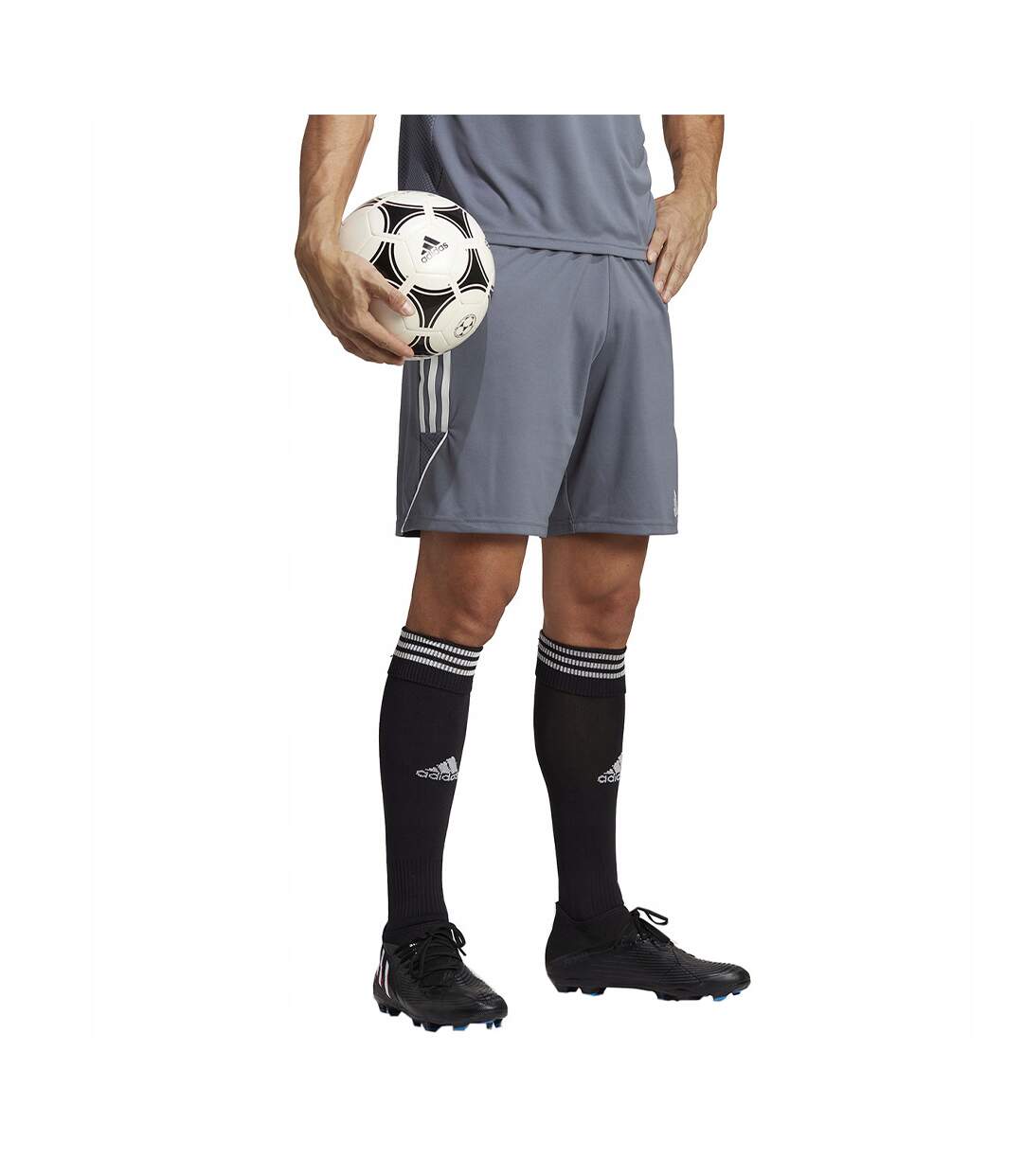 Short Tiro League Homme Gris Argenté Adidas-3