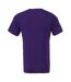 Adults unisex crew neck t-shirt team purple Bella + Canvas