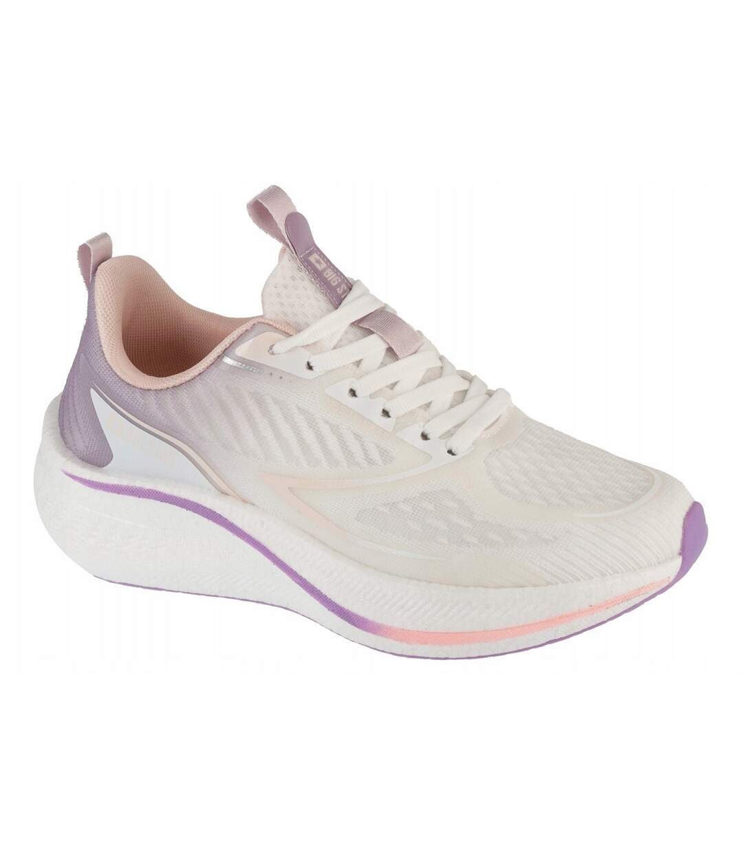 Chaussures Course À Pied Style Logo Femme Blanc Big Star-4