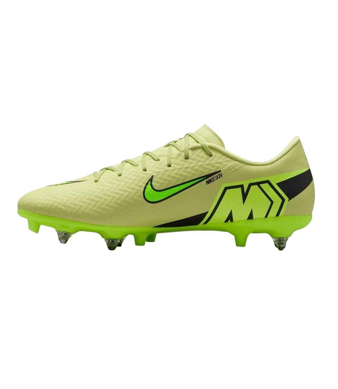 Chaussures De Foot Pour Terrain Souple Mercurial Vapor Academy Homme Vert Fluo Rouge Cramoisi Nike-3