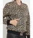 Blouson pressionné imprimé peau de bête esprit bomber-4