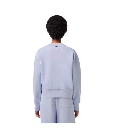 Sweat Motif/style Lettrage Femme Bleu Lacoste