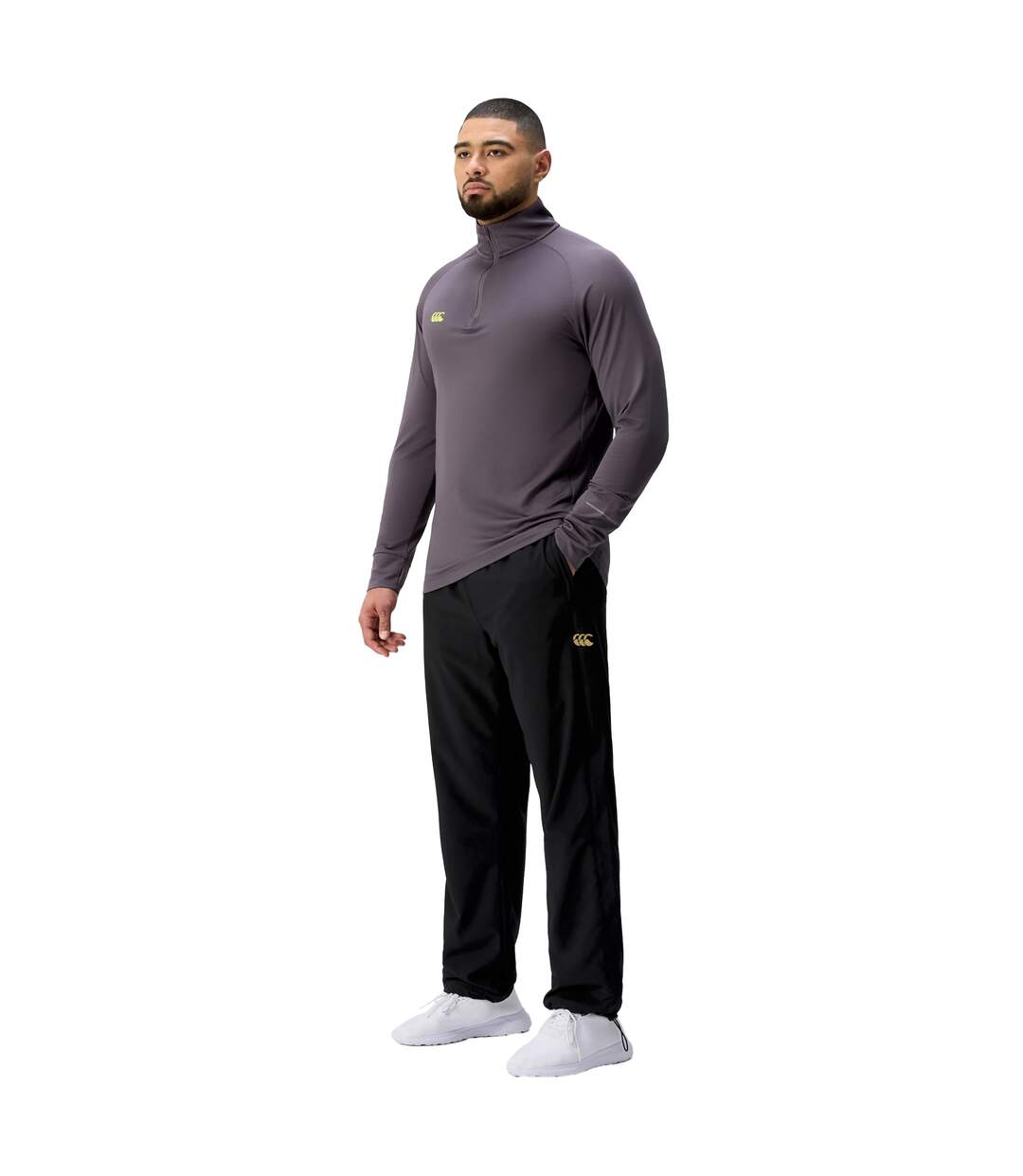 Mens Tempo+ Tracksuit Bottoms Black Canterbury-1