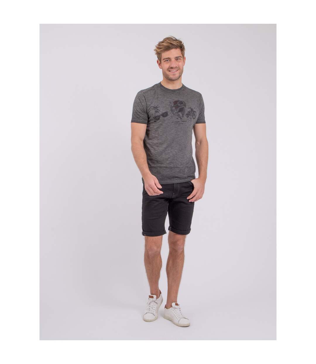 T-shirt manches courtes col rond pur coton NOUMARTY-4