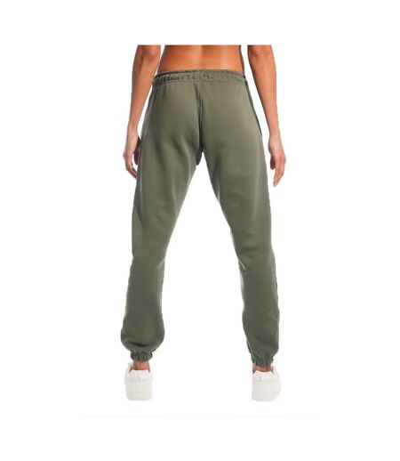 Bas de jogging soft touch femmes/dames vert militaire Light And Shade