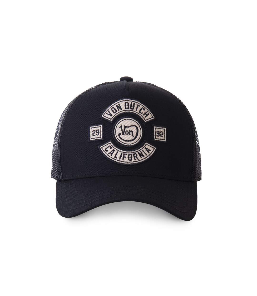 Casquette Trucker filet Bike Black Noir Vondutch-2