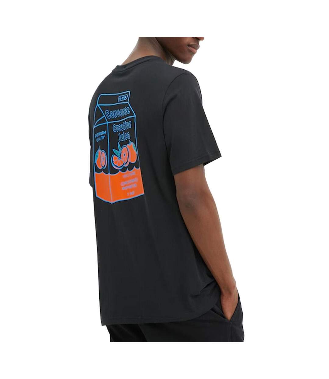 T-Shirt noir homme converse summer-2