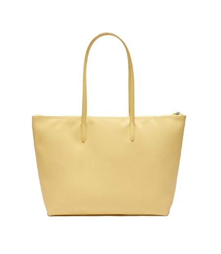 Sac cabas jaune femme lacoste l.12.12 concept - taille unique