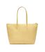 Sac cabas jaune femme lacoste l.12.12 concept - taille unique-2