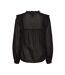 Blouse noir femme pieces makenna-2