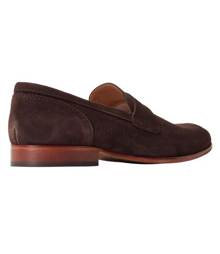 Mocassins penny bruno homme marron foncé Base London