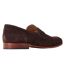 Mocassins penny bruno homme marron foncé Base London-2